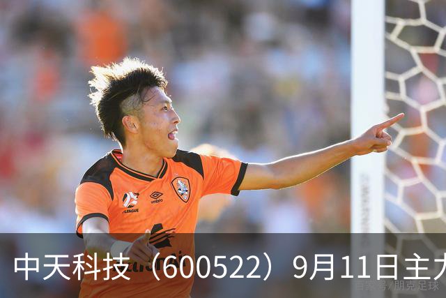 中天科技（600522）9月11日主力资金净买入6.93亿元