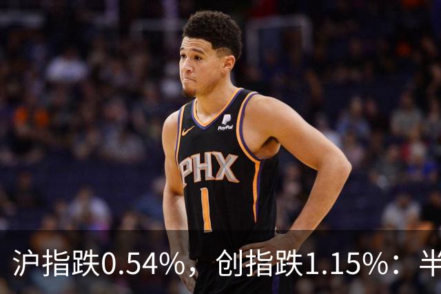 沪指跌0.54%，创指跌1.15%：半导体设备走强，两市成交1.61万亿元